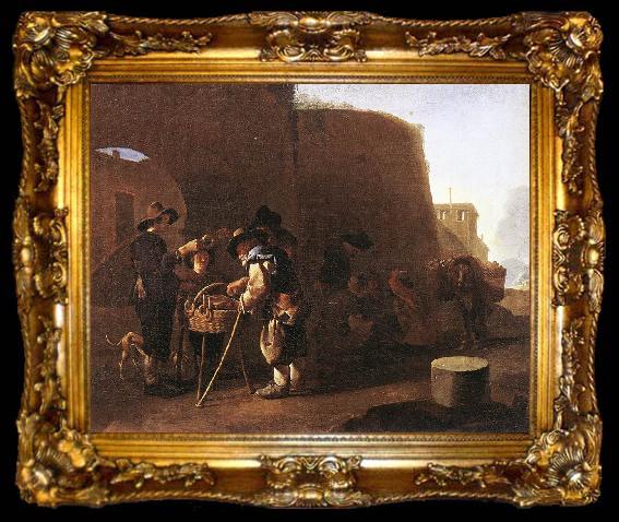 framed  LAER, Pieter van The Cake Seller af, ta009-2